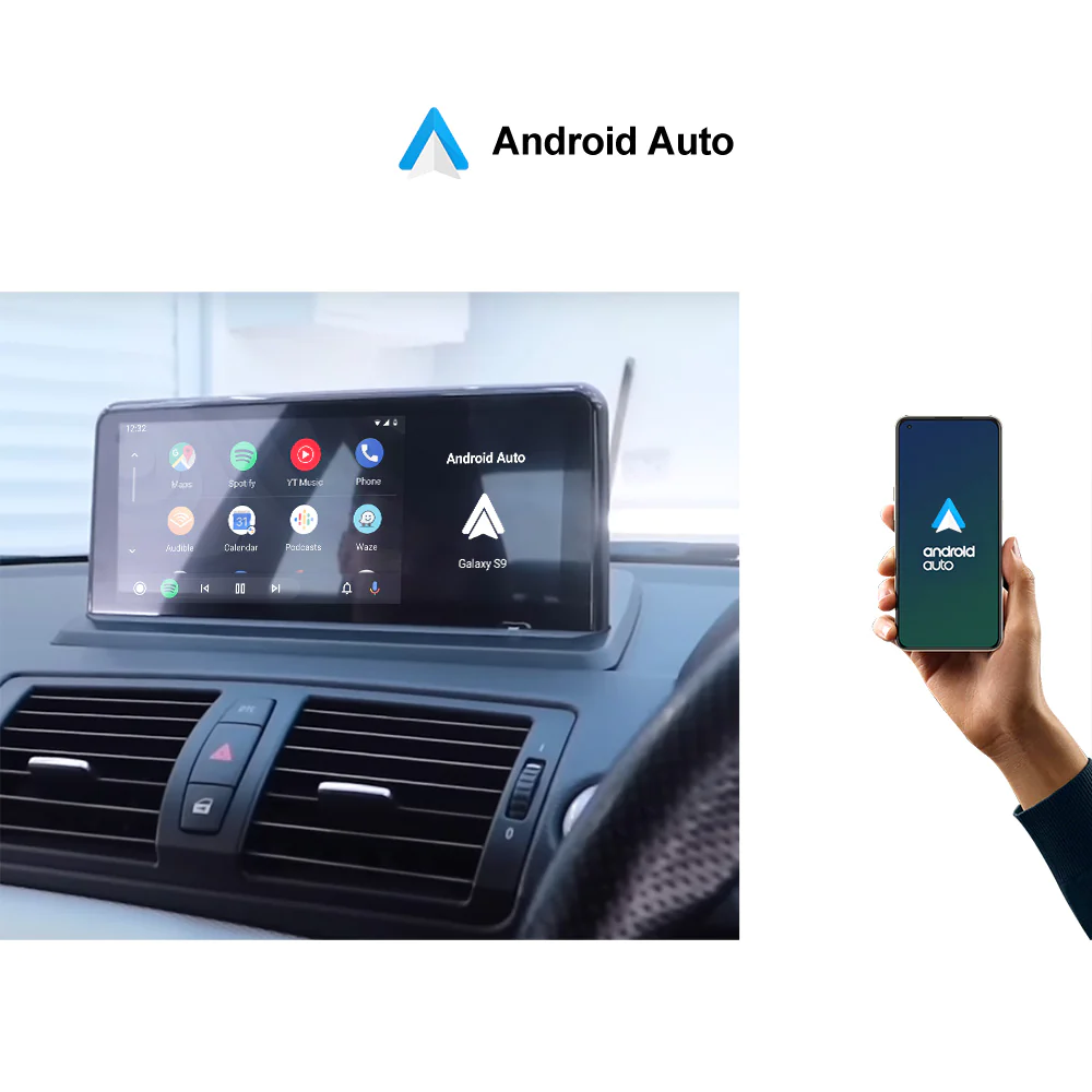 Wireless CarPlay Android Auto Car Multimedia Head Unit 10.25" BMW Serie 1 E87 E88 E81 E82 2005-2014 IPS Carplay Touch Screen