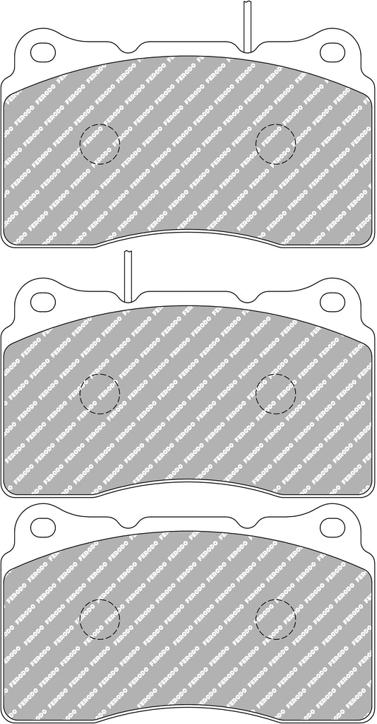 Pastiglie freni Ferodo DS Performance anteriori Mitsubishi Lancer Evo CP9A/CT9A/CZ4A, Lancer CY