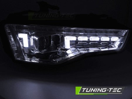Fari Anteriori LED LED CHROME Sequenziali per AUDI A5 11-16