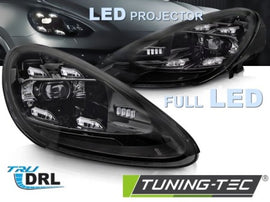 Fari Anteriori LED DRL BLACK per PORSCHE CAYENNE 10-15