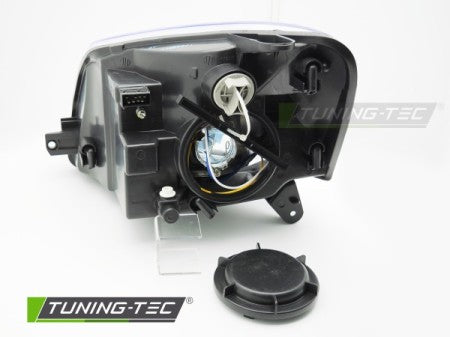 Fari Anteriori CHROME Lato Destro TYC per CITROEN BERLINGO PEUGEOT PARTNER 02-10
