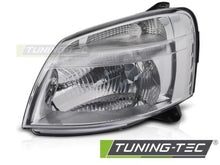 Carica l&#39;immagine nel visualizzatore di Gallery, Fari Anteriori CHROME Lato Sinistro TYC per CITROEN BERLINGO PEUGEOT PARTNER 02-10