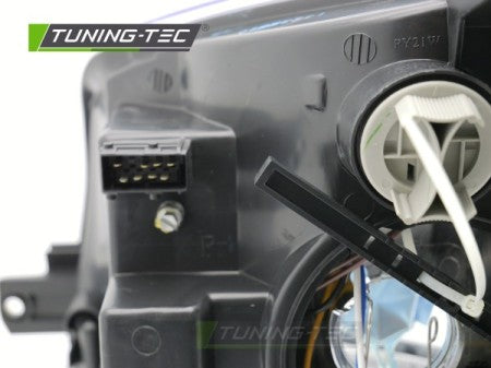 Fari Anteriori CHROME Lato Sinistro TYC per CITROEN BERLINGO PEUGEOT PARTNER 02-10