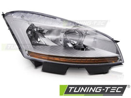 Fari Anteriori CHROME Lato Destro TYC per CITROEN C4 PICASSO 06-10