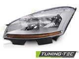 Fari Anteriori CHROME Lato Sinistro TYC per CITROEN C4 PICASSO 06-10
