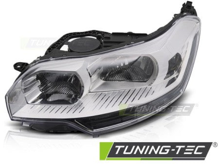 Fari Anteriori CHROME Lato Sinistro TYC per CITROEN C5 08-10