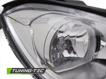 Fari Anteriori CHROME Lato Destro TYC per MERCEDES Classe C W204 11-14