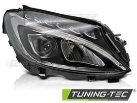 Faro Anteriore LED BLACK Lato Destro TYC per MERCEDES Classe C W205 14-18