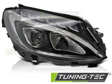 Faro Anteriore LED BLACK Lato Destro TYC per MERCEDES Classe C W205 14-18