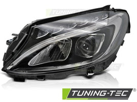 Faro Anteriore LED BLACK Lato Sinistro TYC per MERCEDES Classe C W205 14-18