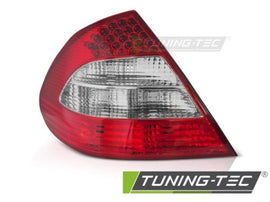 Fanale Posteriore LED RED WHITE Lato Sinistro TYC per MERCEDES Classe E W211 06-09 4D