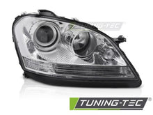 Carica l&#39;immagine nel visualizzatore di Gallery, Fari Anteriori CHROME Lato Destro TYC per MERCEDES ML W164 05-08