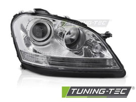Fari Anteriori CHROME Lato Destro TYC per MERCEDES ML W164 05-08