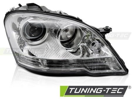 Fari Anteriori CHROME Lato Destro TYC per MERCEDES ML W164 09-11