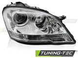 Fari Anteriori CHROME Lato Destro TYC per MERCEDES ML W164 09-11