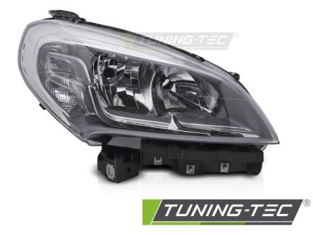 Faro Anteriore Lato Destro CHROME TYC per FIAT DOBLO 14-22
