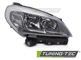 Faro Anteriore Lato Destro CHROME TYC per FIAT DOBLO 14-22
