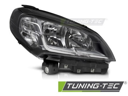 Faro Anteriore Lato Destro BLACK TYC per FIAT DOBLO 14-22