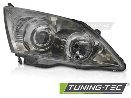 Fari Anteriori SMOKE CHROME Lato Destro TYC per HONDA CR-V III 06-12