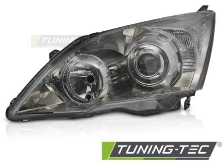 Fari Anteriori SMOKE CHROME Lato Sinistro TYC per HONDA CR-V III 06-12