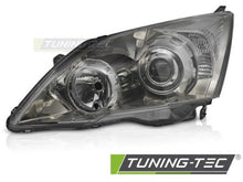 Carica l&#39;immagine nel visualizzatore di Gallery, Fari Anteriori SMOKE CHROME Lato Sinistro TYC per HONDA CR-V III 06-12