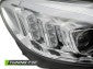 Fari Anteriori TUBE LED CHROME per MERCEDES Classe C W205 14-18