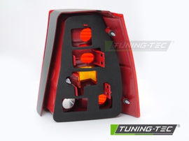 Fanale Posteriore RED WHITE Lato Sinistro TYC per VW BORA GOLF 4 VARIANT 99-06