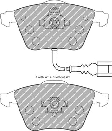 Pastiglie freni Ferodo DS Performance anteriori Seat Leon Cupra 1P