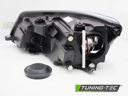 Fari Anteriori BLACK Lato Destro H4 TYC per VW CADDY 11-14