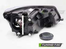 Carica l&#39;immagine nel visualizzatore di Gallery, Fari Anteriori BLACK Lato Sinistro H4 TYC per VW CADDY 11-14