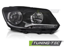 Carica l&#39;immagine nel visualizzatore di Gallery, Fari Anteriori BLACK Lato Destro H7 TYC per VW CADDY TOURAN 11-14