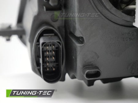 Fari Anteriori BLACK Lato Sinistro H7 TYC per VW CADDY TOURAN 11-14