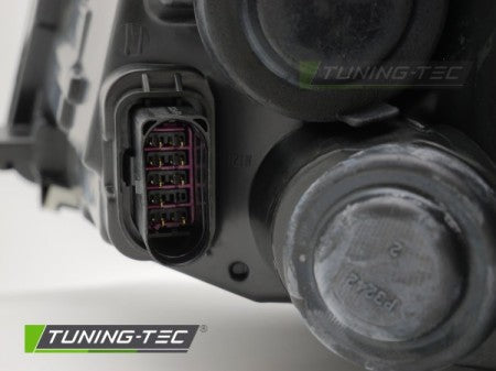Fari Anteriori BLACK Lato Sinistro H4 TYC per VW CADDY 15-20