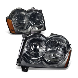 Fari Anteriori SK-Import Cromati Lente Fumé Jeep Cherokee KJ