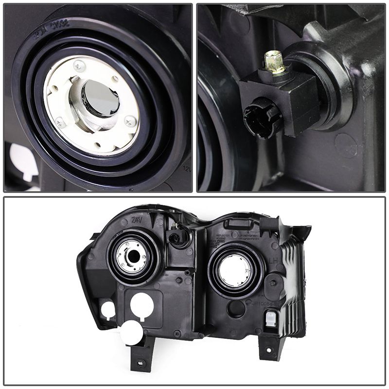 Fari Anteriori SK-Import Cromati Lente Fumé Jeep Cherokee KJ - foto 2