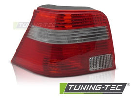 Fanale Posteriore RED WHITE Lato Sinistro TYC per VW GOLF MK4 97-03 HATCHBACK