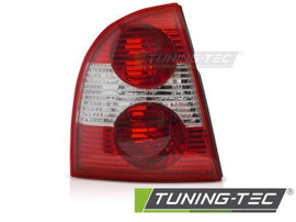 Fanale Posteriore RED WHITE Lato Sinistro TYC per VW PASSAT 3BG 00-05 SEDAN