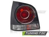 Fanale Posteriore BLACK SMOKE Lato Sinistro TYC per VW POLO 9N3 HB 05-09