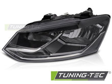 Carica l&#39;immagine nel visualizzatore di Gallery, Faro Anteriore Lato Sinistro BLACK TYC per VW POLO 6R 14-17