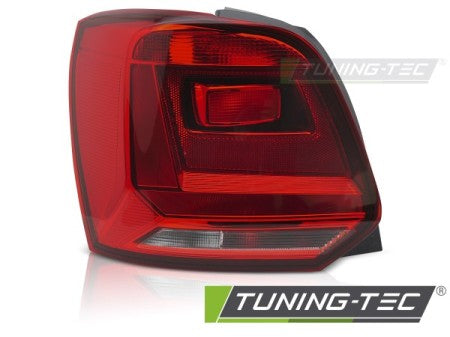 Fanale Posteriore RED WHITE Lato Sinistro TYC per POLO 6R HB 14-17