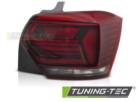 Fanale Posteriore RED WHITE Lato Destro TYC per POLO 2G AW HB 17-21