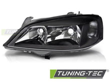 Carica l&#39;immagine nel visualizzatore di Gallery, Fari Anteriori BLACK Lato Sinistro TYC per OPEL ASTRA G 97-04
