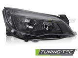 Fari Anteriori BLACK Lato Destro TYC per OPEL ASTRA J 10-15