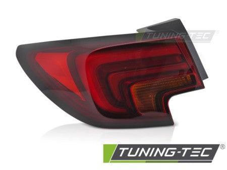 Fanale Posteriore LED RED SMOKE Lato Sinistro TYC per OPEL ASTRA K 15-19 HB