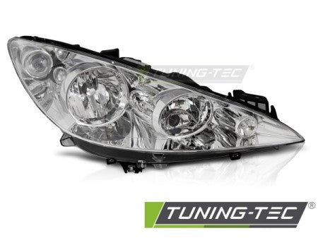 Fari Anteriori CHROME LED Lato Destro TYC per PEUGEOT 308 07-10