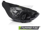 Fari Anteriori BLACK Lato Destro TYC per FORD KA+ 18-21