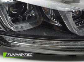 Fari Anteriori LIGHT Sequenziali BLACK con BLACK LINE per VW GOLF MK7 13-17