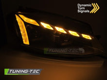 Carica l&#39;immagine nel visualizzatore di Gallery, Fari Anteriori Full Led LIGHT BLACK DRL Sequenziali per VW GOLF MK7 17-19