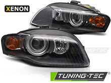 Carica l'immagine nel visualizzatore di Gallery, Fari Anteriori Neri Xenon per Audi A4 (B7) 2004-2008