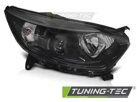 Fari Anteriori BLACK Lato Destro TYC per RENAULT CAPTUR I 13-17